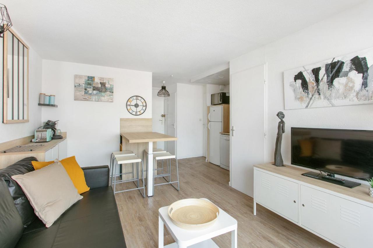 Appartement T3 Terrasse Vue Sur Mer, Piscine, Parking, Wifi Et Clim Sète Exteriör bild